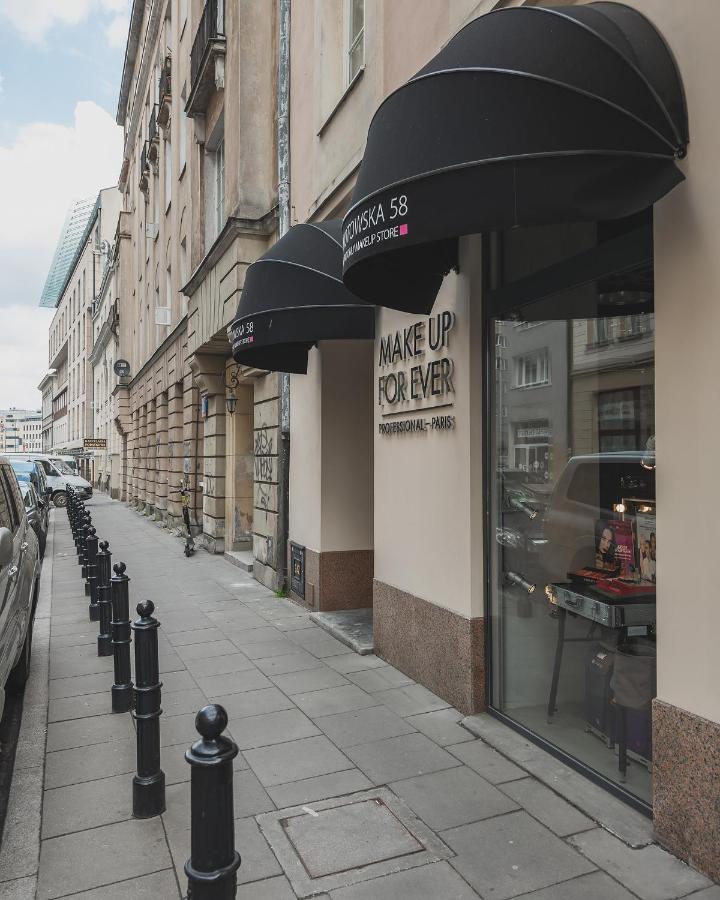 Mokotowska 67 Prywatne Mieszkanie Z Balkonem W Centrum Miasta I W Poblizu Ambasady Usa Samodzielne Zameldowanie! Self Check-In System! Varşovia Exterior foto